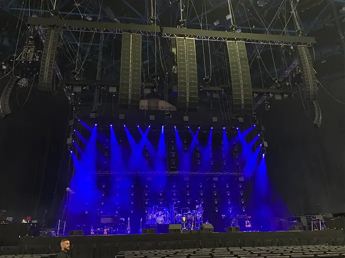 An Unforgettable Experience with Mark Knopfler PA system